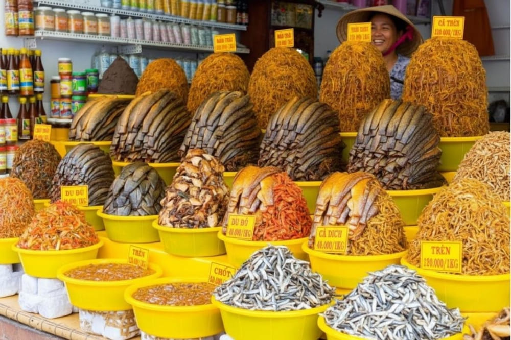 An Giang nổi tiếng với các loại mắm.